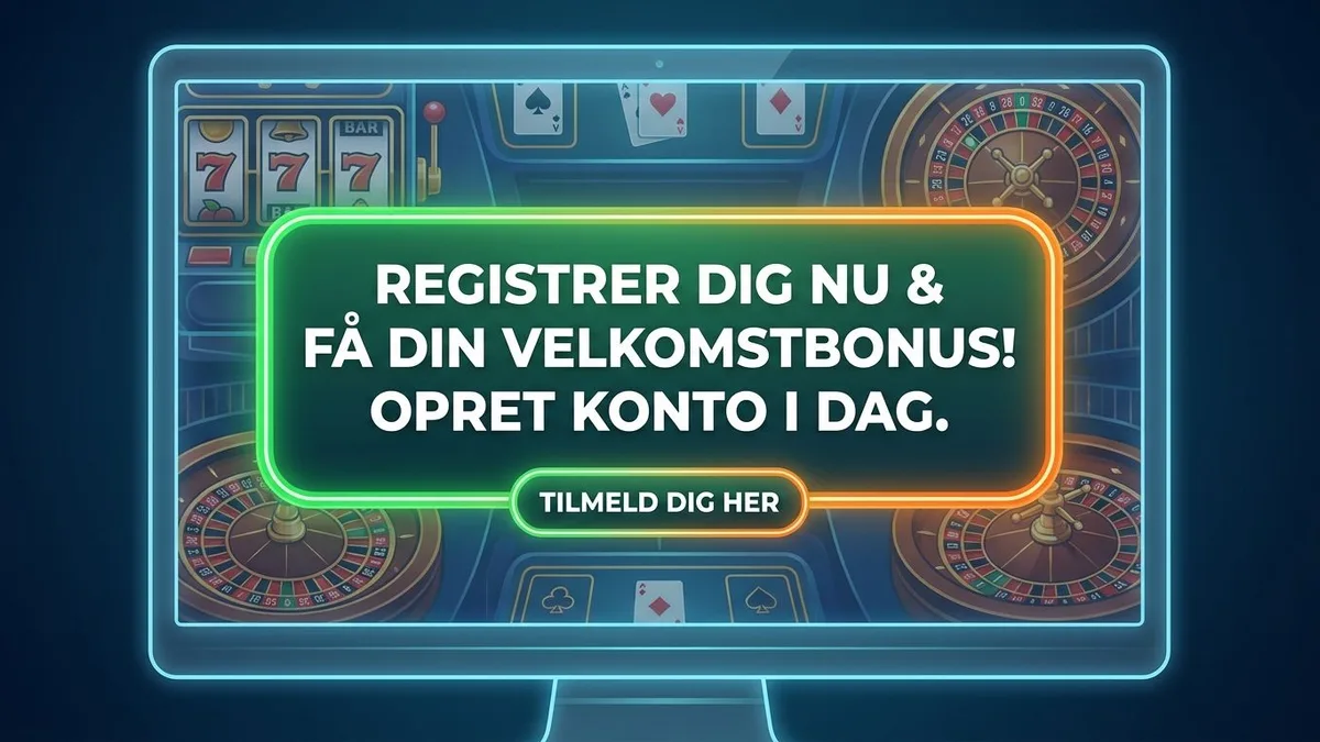 Registrering med bonus